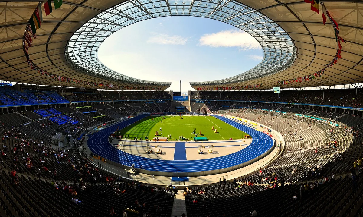 Das Olympiastadion in Berlin, Veranstaltungsort der Berlin Cardshow