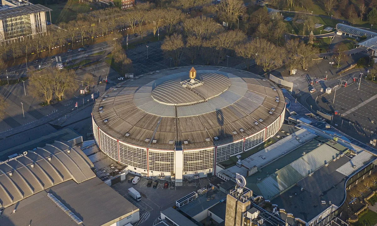 Die Westfalenhallen in Dortmund, Veranstaltungsort der Cards & Games Dortmund