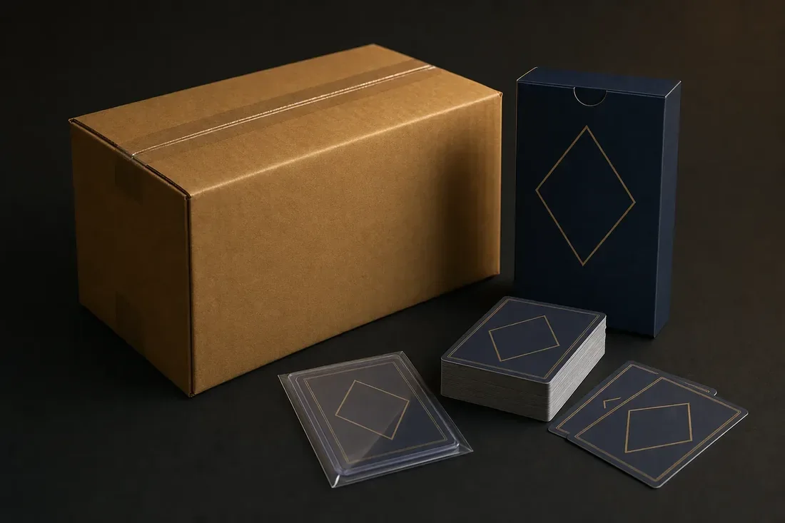 Acryl-Case mit versiegeltem Display in warmem Licht