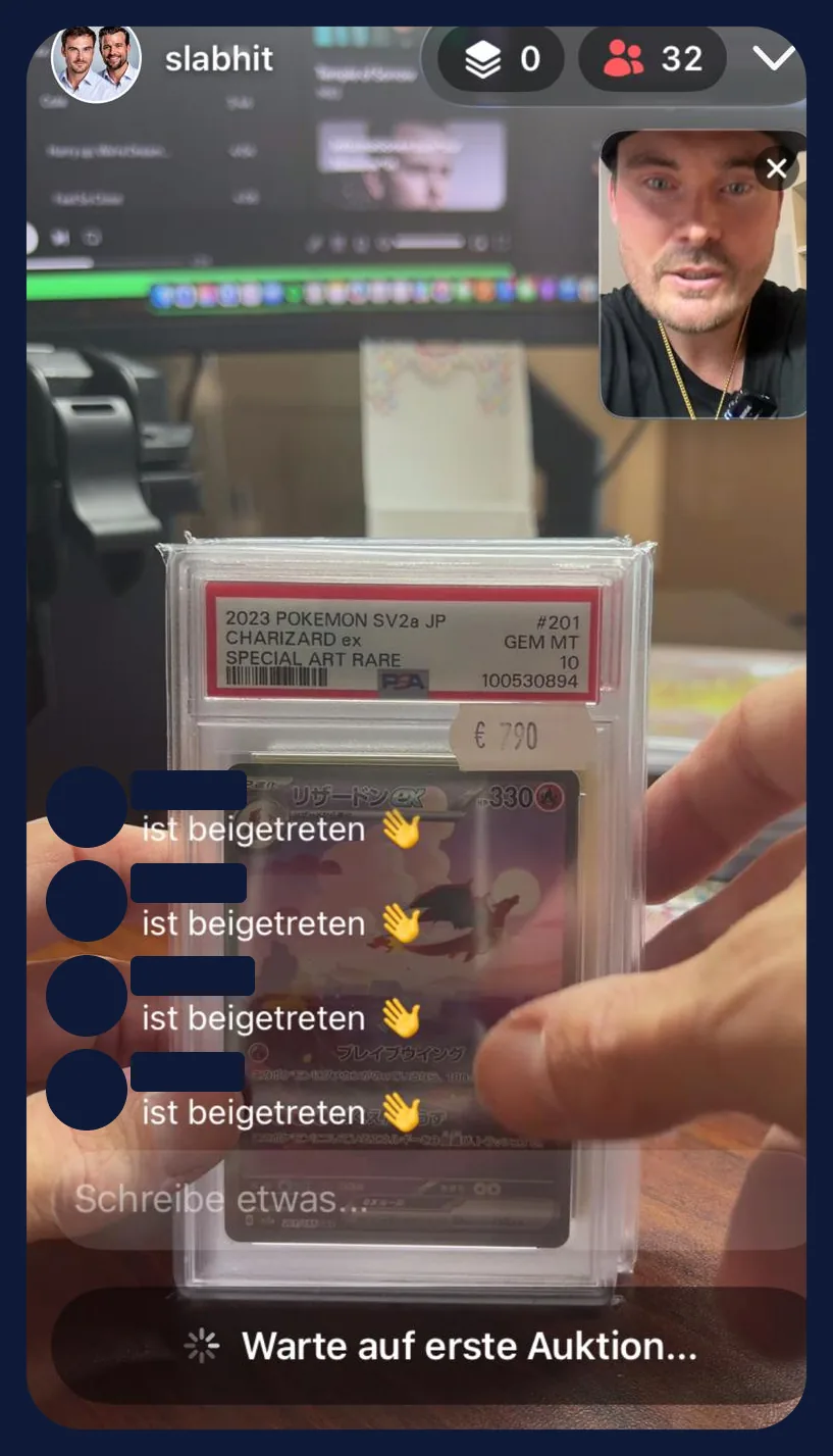 PSA-10-Slab Glurak ex Special Art Rare in der Slabhit App